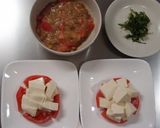 混ぜるだけ！トマトと豆腐と納豆のサラダ作り方2写真