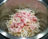 ホットクック❤️豚バラ&もやしポン酢♪作り方4写真