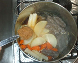 大根とこんにゃくの味噌煮♪簡単作り方10写真