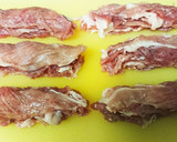 レンジで簡単☆ミルフィーユ豚肉と厚揚げ煮作り方3写真