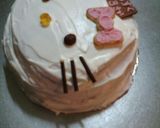 キティのキャラケーキ作り方9写真