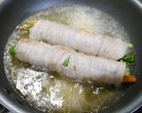 簡単！小松菜の肉巻き中華煮作り方3写真