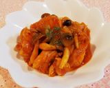 野菜ジュースで♡鶏肉とキノコの簡単煮込み作り方8写真