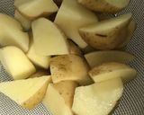 新じゃがで皮付き塩肉じゃが作り方3写真
