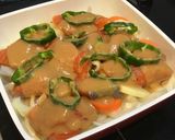 鮭と野菜の重ねみそ焼き作り方4写真