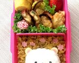 すみっコぐらしキャラ弁＊ちょこんと白くま作り方3写真