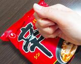 スボラな辛ラーメンおつまみ作り方1写真
