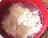 キャベツと卵のお味噌汁作り方5写真