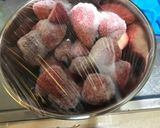 冷凍いちごでイチゴジャム作り方1写真