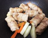 子供が喜ぶ☆豚バラ肉のポテト巻き☆作り方5写真