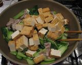 ✿チンゲン菜＆豚肉＆厚揚げのあんかけ炒め作り方4写真