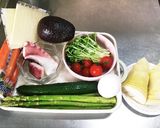 たけのこ入り＊春のサラダ散らし寿司作り方1写真