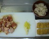 鶏肉&厚揚げ&れんこんの☆炒め煮作り方1写真
