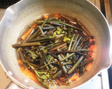 わらびの本だし煮！しょうがじょうゆがけ作り方3写真