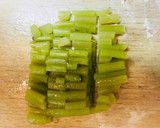 塩酒粕漬けほろ酔い豆腐で♪山蕗の白和え作り方1写真