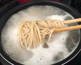 簡単ランチ☆納豆オクラ冷やしそば作り方1写真