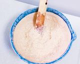春菊と出し昆布の白和え。アボカド乗せ作り方3写真