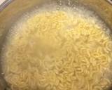 辛ラーメンで！焦がしネギ香る、旨辛つけ麺作り方3写真