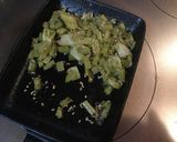 納豆と大根の葉っぱの甘辛まぜご飯作り方3写真
