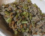 納豆と大根の葉っぱの甘辛まぜご飯作り方5写真
