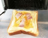 カルボナーラ風＊卵とろ〜ドテマヨトースト作り方5写真