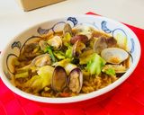 あさり＆キャベツのアーリオ☆辛ラーメン作り方5写真