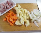 野菜ジュースで時短＊洋風肉じゃが作り方1写真