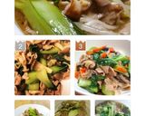 簡単！豚肉とチンゲン菜とキノコの中華炒め作り方5写真
