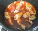 簡単手羽元のトマト煮＊野菜ジュース作り方6写真