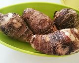 レンジで時短☆煮込まない里芋のそぼろ煮作り方1写真