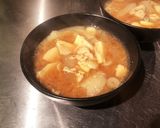 鮭缶で◆焼きたけのこ汁作り方5写真