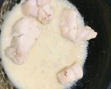 鶏肉の白ワインと生クリーム煮作り方5写真