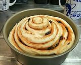 ビッグシナモンロール☆18㎝のケーキ型で作り方5写真