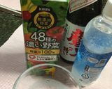 野菜ジュースでヘルシーサワー作り方1写真