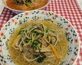 野菜たっぷりチャプチェ⭐冷麺作り方5写真