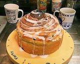 ビッグシナモンロール☆18㎝のケーキ型で作り方9写真
