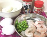 【時短10分】余り物だらけでチャーハン作り方1写真