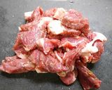 ダイエット！牛肉とブロッコリーと舞茸炒め作り方1写真