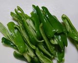 ピーマンと穴子をいためるだけ作り方1写真