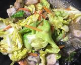 春キャベツとぶりの生姜ぽん酢炒め作り方4写真