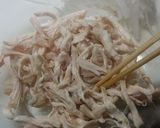 大根と鳥むね肉のサラダ作り方2写真