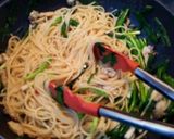 アサリと小ネギのパスタ作り方7写真