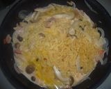 辛ラーメンでカルボーナーラ作り方7写真