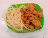 お弁当に！レンジで簡単、豚焼肉パスタ！作り方6写真
