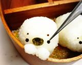 簡単アザラシｸﾝのキャラ弁☆作り方7写真