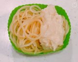 お弁当に、レンジで簡単、クリームパスタ!作り方7写真