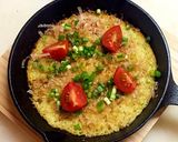 スキレット 長芋鉄板カレー風味作り方15写真