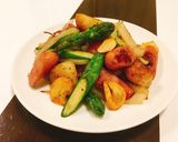 味付け簡単！アスパラジャーマンポテト作り方5写真