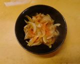 簡単おつまみ　新玉ねぎのきんぴら作り方4写真