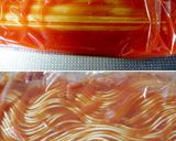 時短♪牛肉と牛蒡の野菜ジュース漬けパスタ作り方1写真
